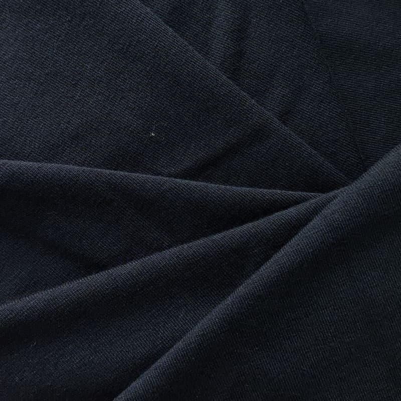 Vải thun cotton 2 chiều màu đen — ảnh thu nhỏ 2