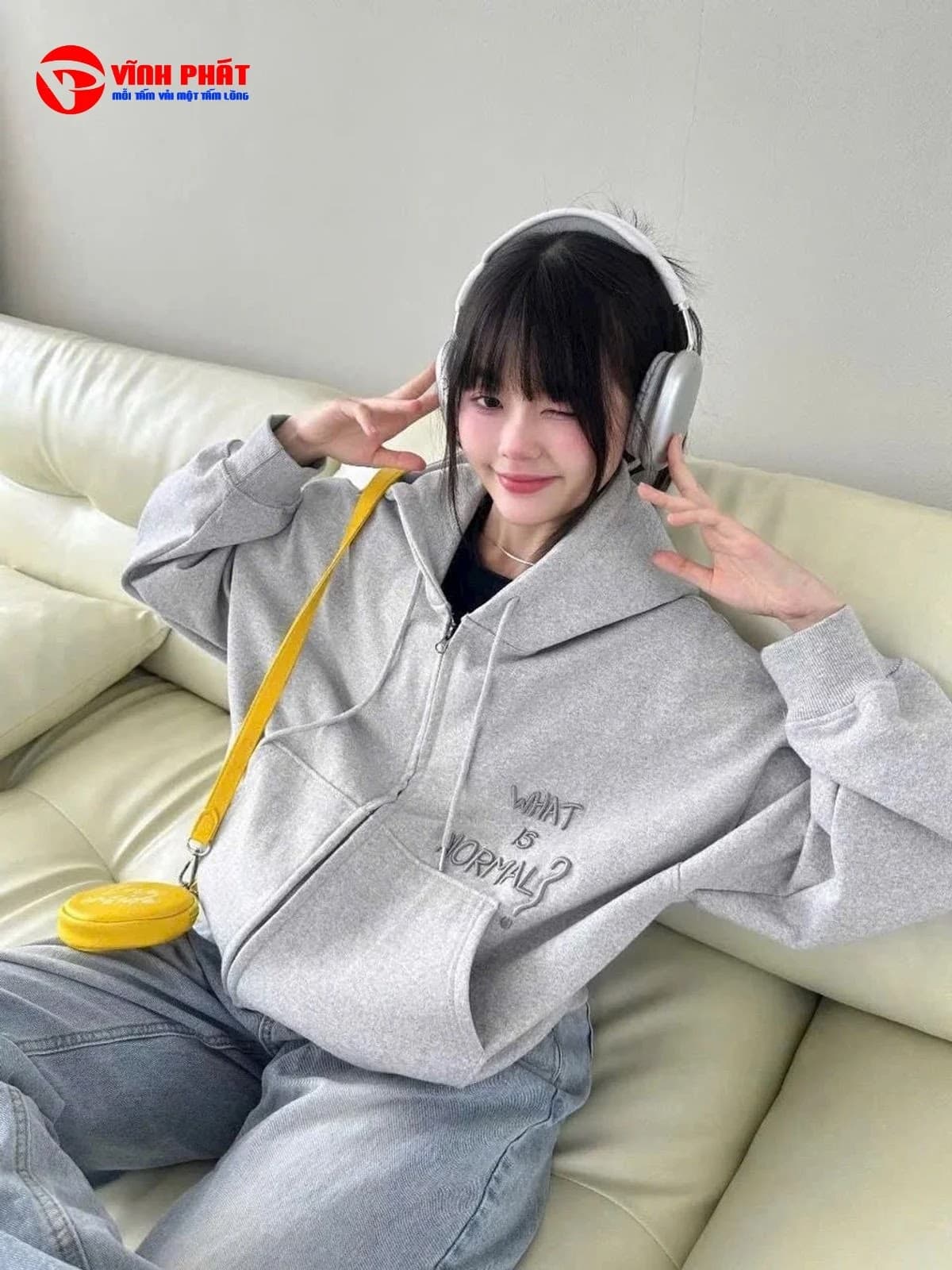 Vải nỉ 3c - muối tiêu - 027 — ảnh thu nhỏ 5