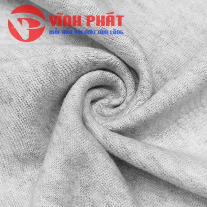 Vải nỉ 3c - Xám tiêu - 019 — ảnh thu nhỏ 2