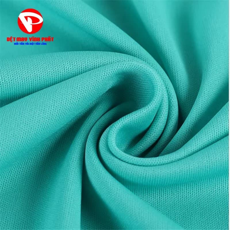 Cây vải interlock màu xanh ngọc