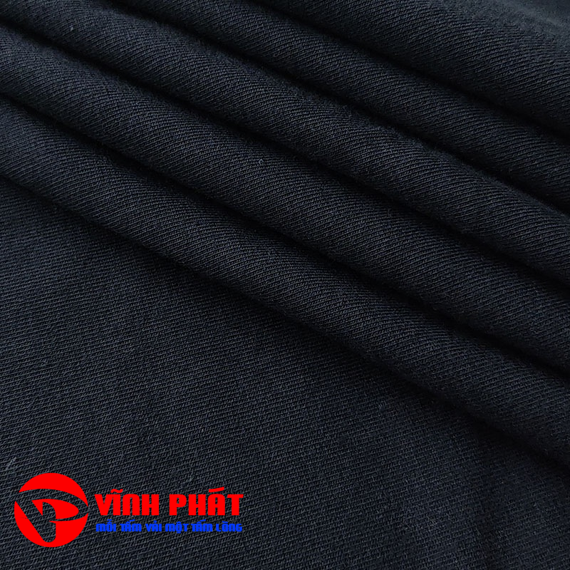 Vải thun cotton 2c - Đen — ảnh thu nhỏ 3