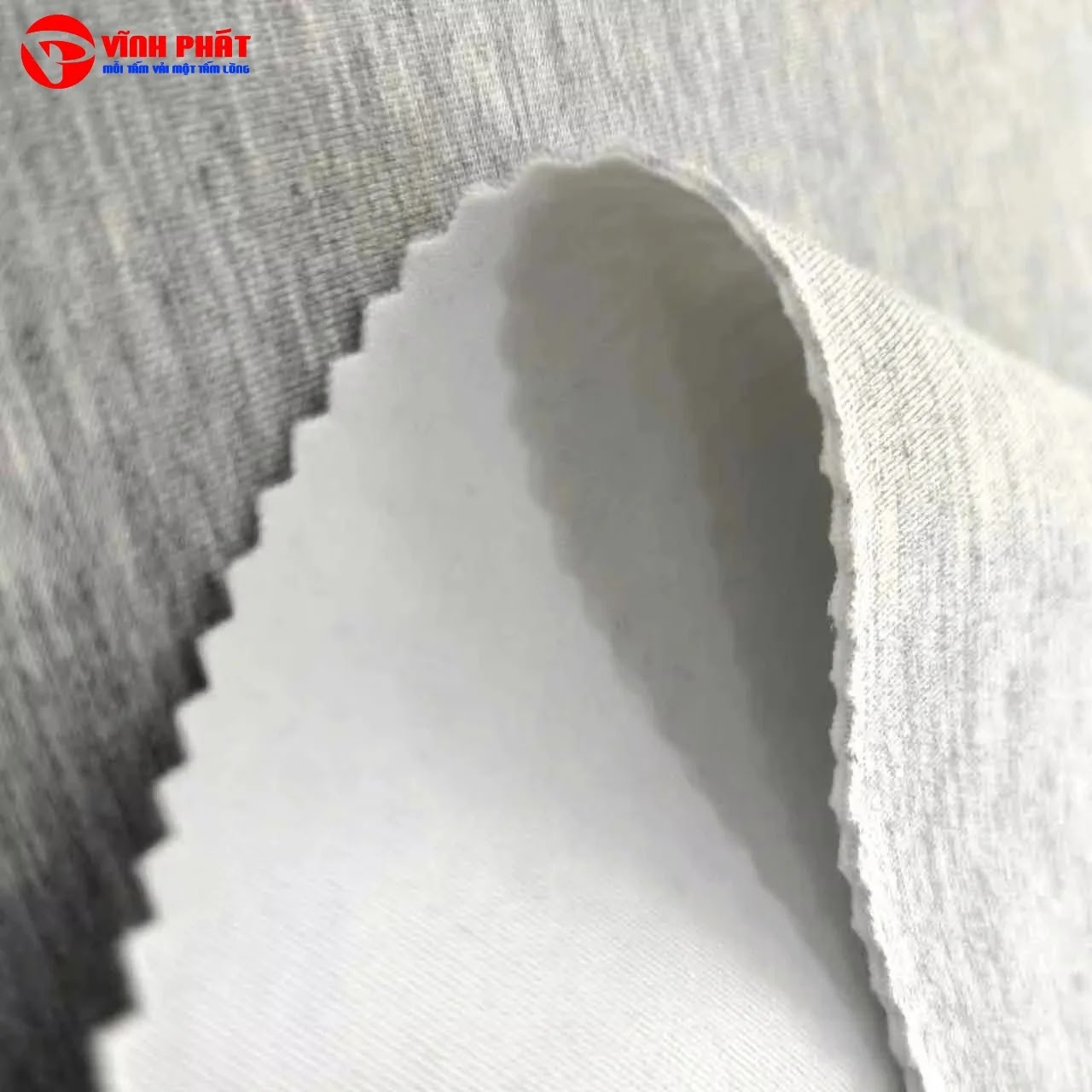 Vải nỉ 2 da mặt trong polyester - 037
